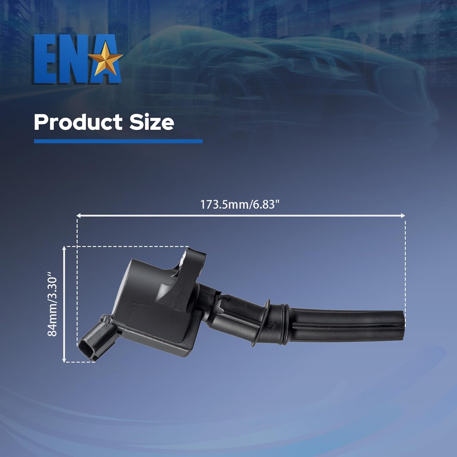 Set of 8 Curved Boot Ignition Coil Pack Compatible with Ford Lincoln Mercury 4.6L 5.4L V8 Replacement for DG508 C1454 C1417 FD503 1L2U12029AA I2LU-12A388-AA โ image 2