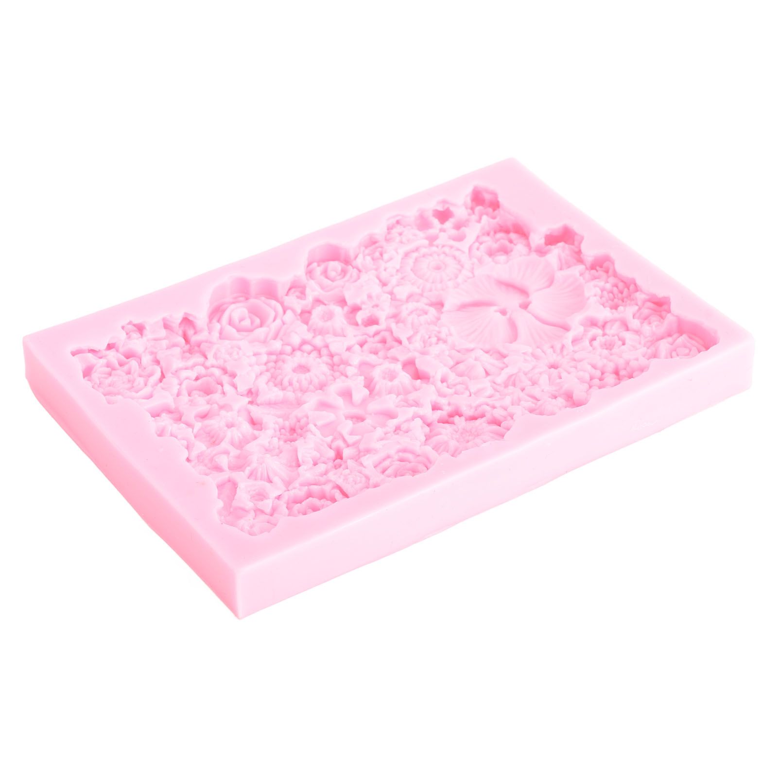 Fondant Mold Stick Proof Easy Release Odorless Silicone DIY Baking Mold for Chocolate Cake Cupcake Decoration — image 4