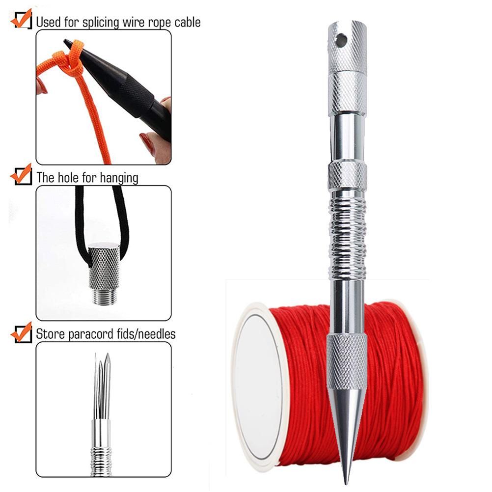 6/12 Pcs Umbrella Rope Knitting Needle Set Nail Paracord Needle Spike with Lacing Needles Fids — image 6