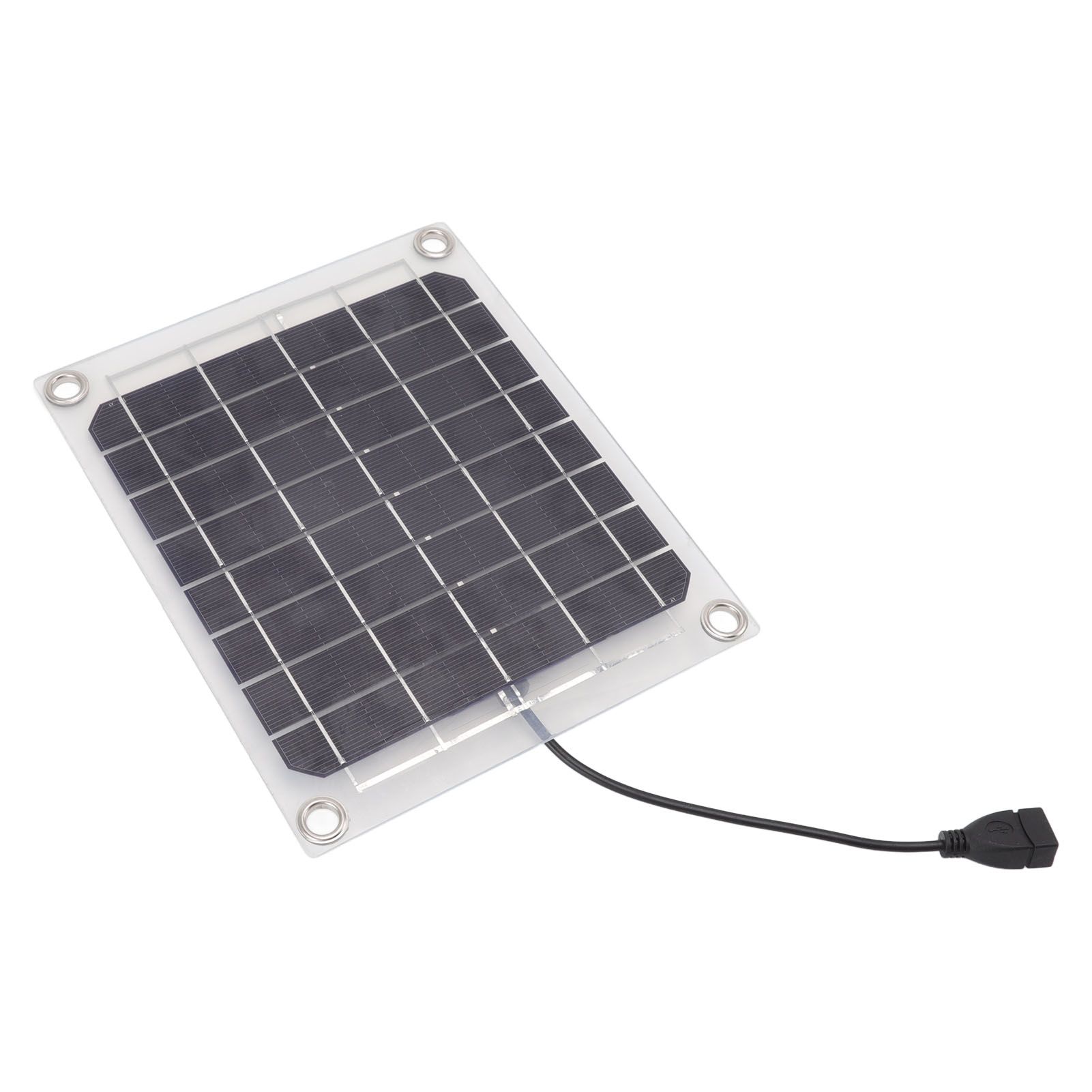 Solar Panel 10W USB Output Transparent Design Double Sided Power Generation Solar Panel for Outdoor Travel โ image 5