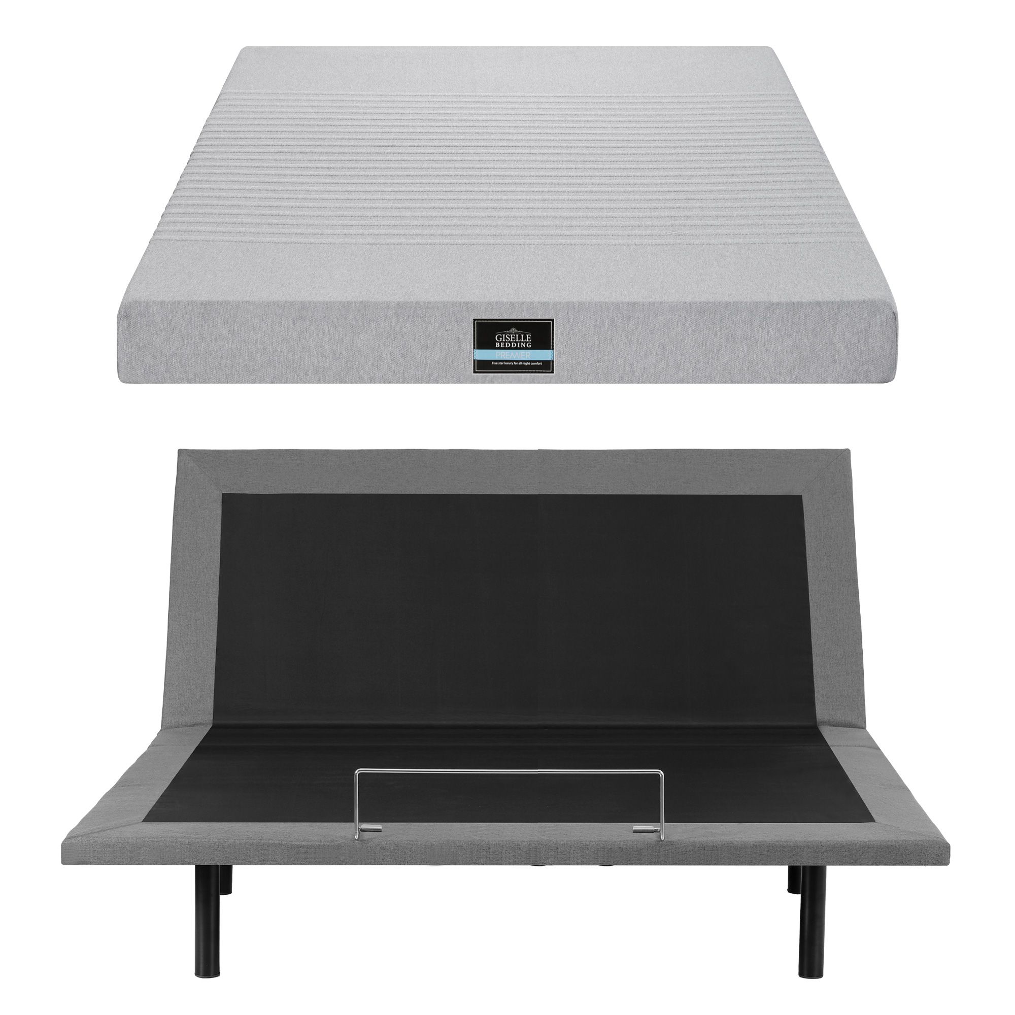 Artiss King Bed Frame and Giselle Bedding King Memory Foam Mattress Set, Electric Bed Base with Zero Gravity & 7 Zone Cooling Comfort for Back Pain Relief โ image 4