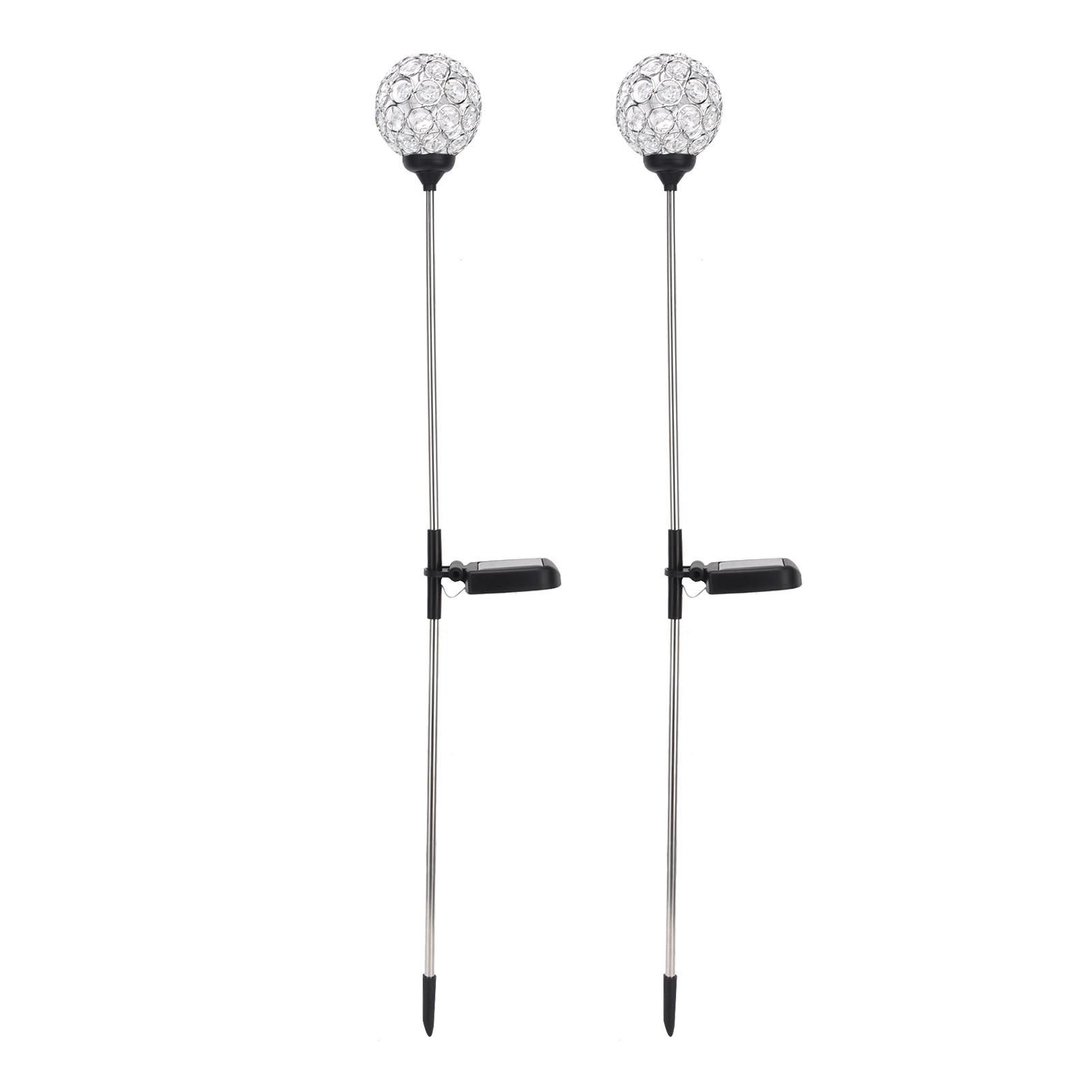 Solar Garden Lights Outdoor LED Globe Lamp Color Changing IP65 Waterproof for Pathway Lawn Courtyard Balcony — image 3