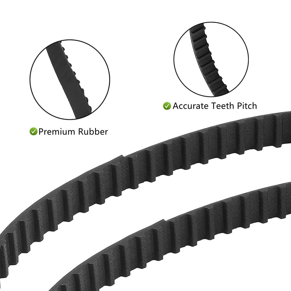 4Pc Belts Replacement For Eureka Floorrover Neu560, Neu562A, Neu562, Neu520, Neu526 Vacuum Cleaner Style Drive Belt High Quality Smile Home — image 3