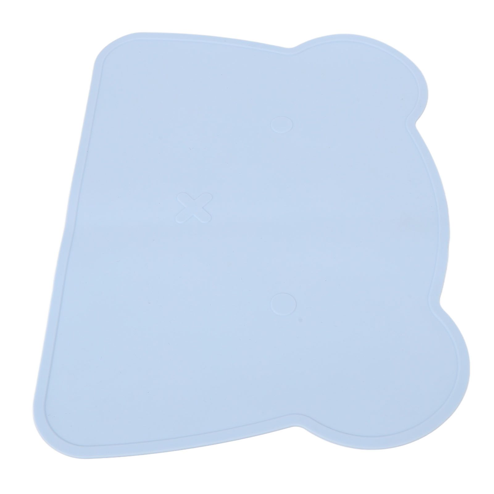 Silicone Placemat Thicken Heat Insulation Anti Slip Soft Elastic Silicone Bear Placemat for Home Hotel Restaurant Blue โ image 2