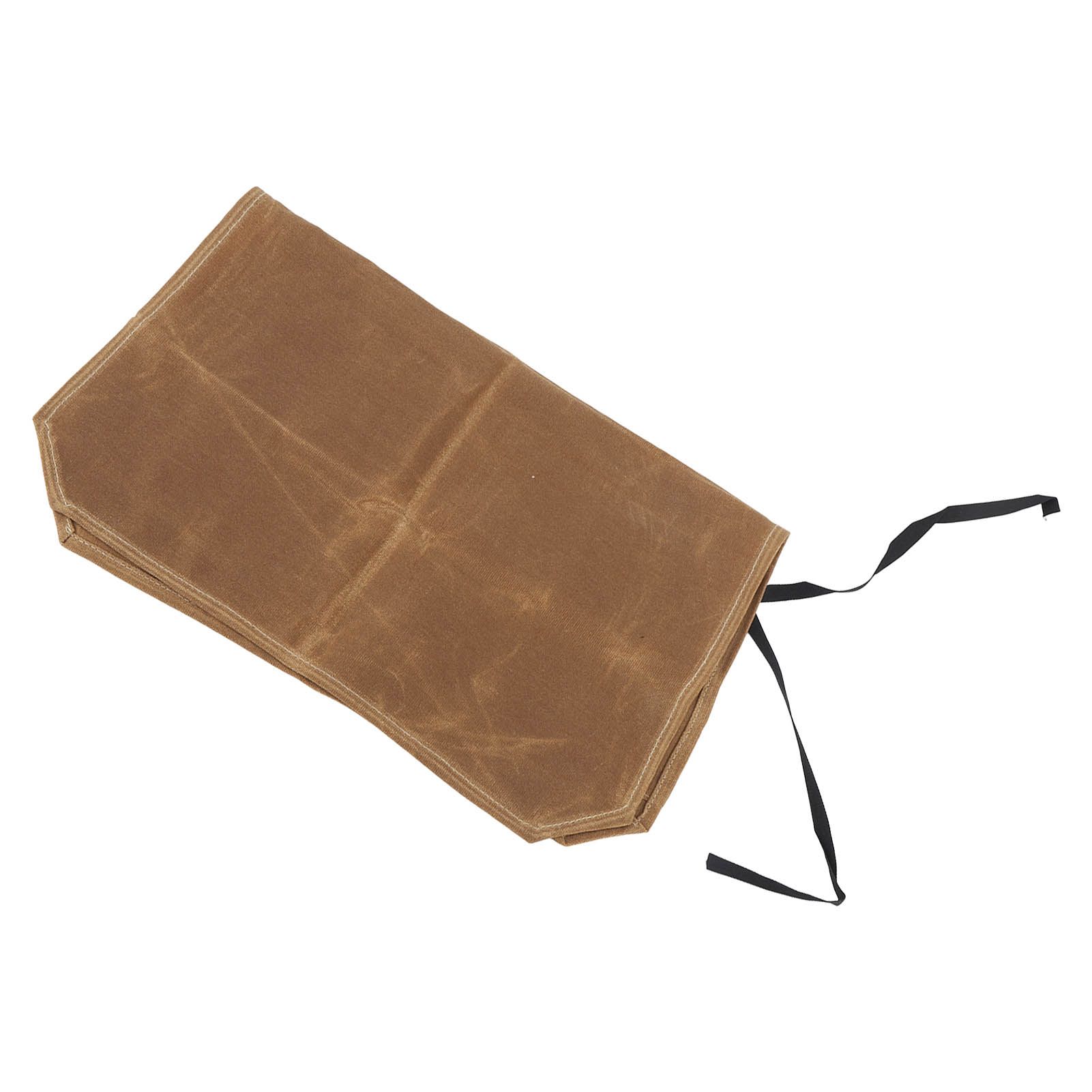 Camping Utensil Bag Canvas Cookware Knife Storage Bag Portable Tools Travel Bag for Outdoor BBQ Khaki โ image 3