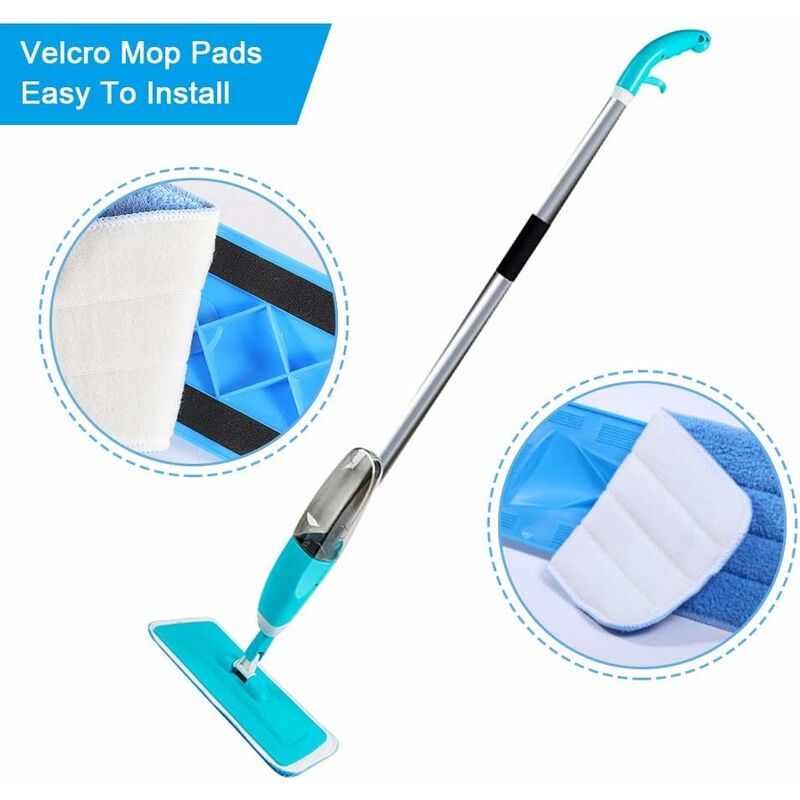 Replacement Cleaning Cover, 3 Pieces Microfiber Mop Cloth Replacement For Mop/Steam Cleaner, Suitable For Brooms/Dish — image 3