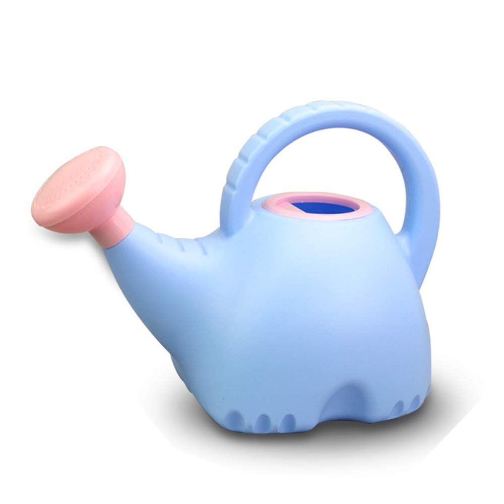 (blue)0.4Gallon Outdoor and Indoor Recycled Plastic Watering Can, Removable Nozzle, Leak Free, Drip Free
