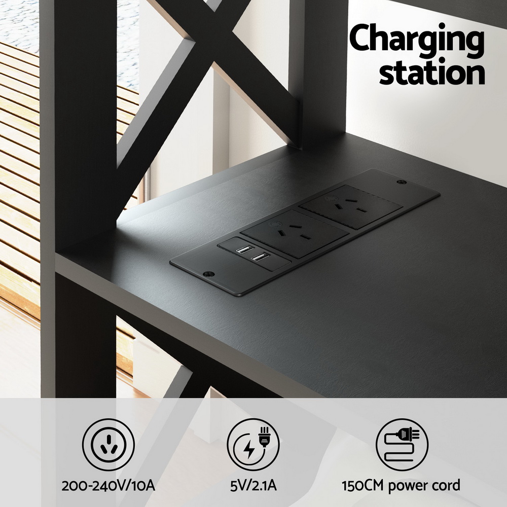 Artiss Console Table 3-tier USB Outlets — image 6