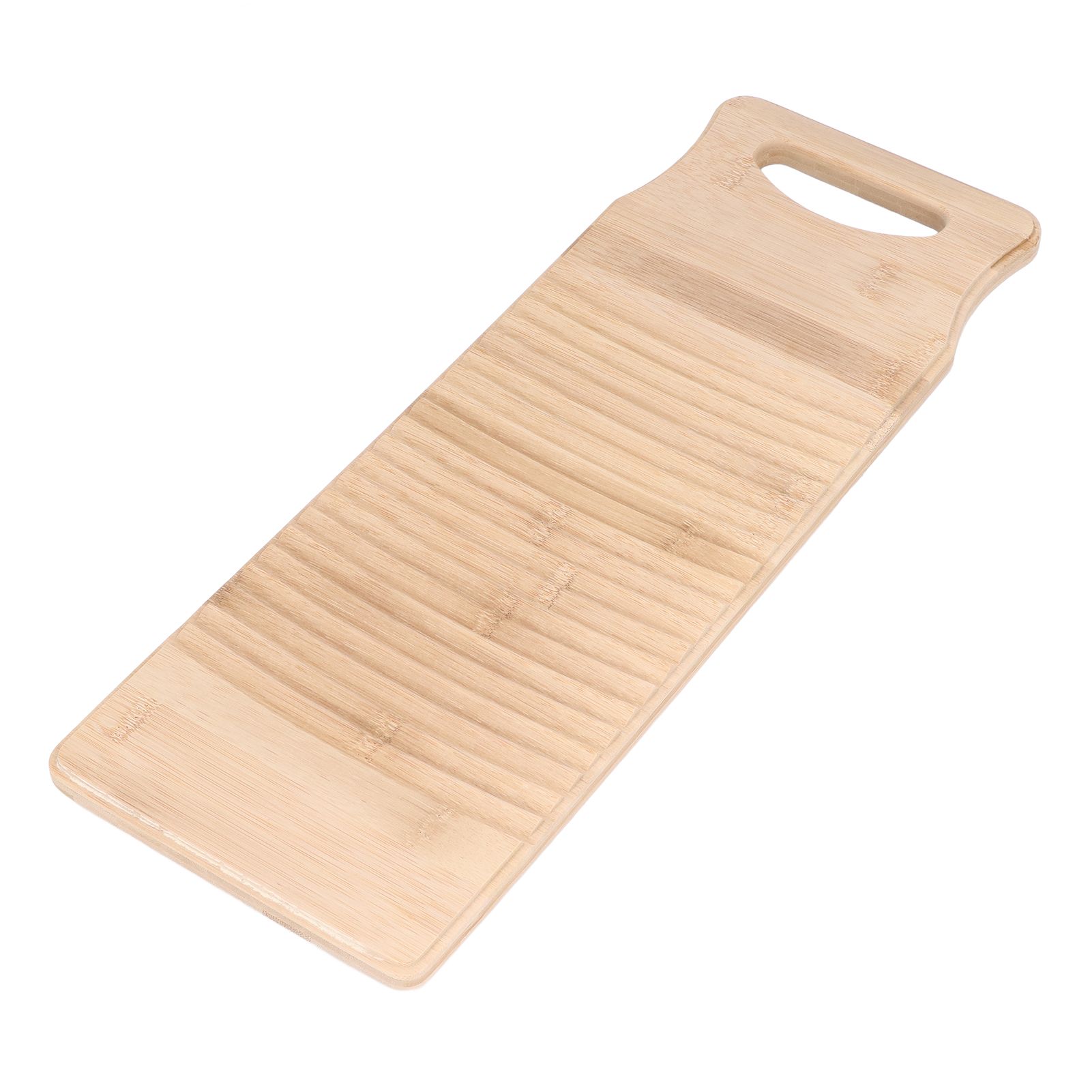 Bamboo Washboard Wooden Color Approx 19.7in Long Thickened Natural Bamboo Wear Resistant Sturdy Durable Wash Board โ image 3