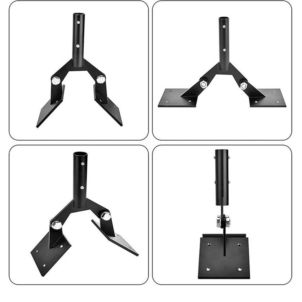 Garden Weathervane Steel Roof Mount with Hardware,Adjustable Weather Vanes Mount for Roofs, Weathervane Iron Roof Mount with Hardware โ image 4