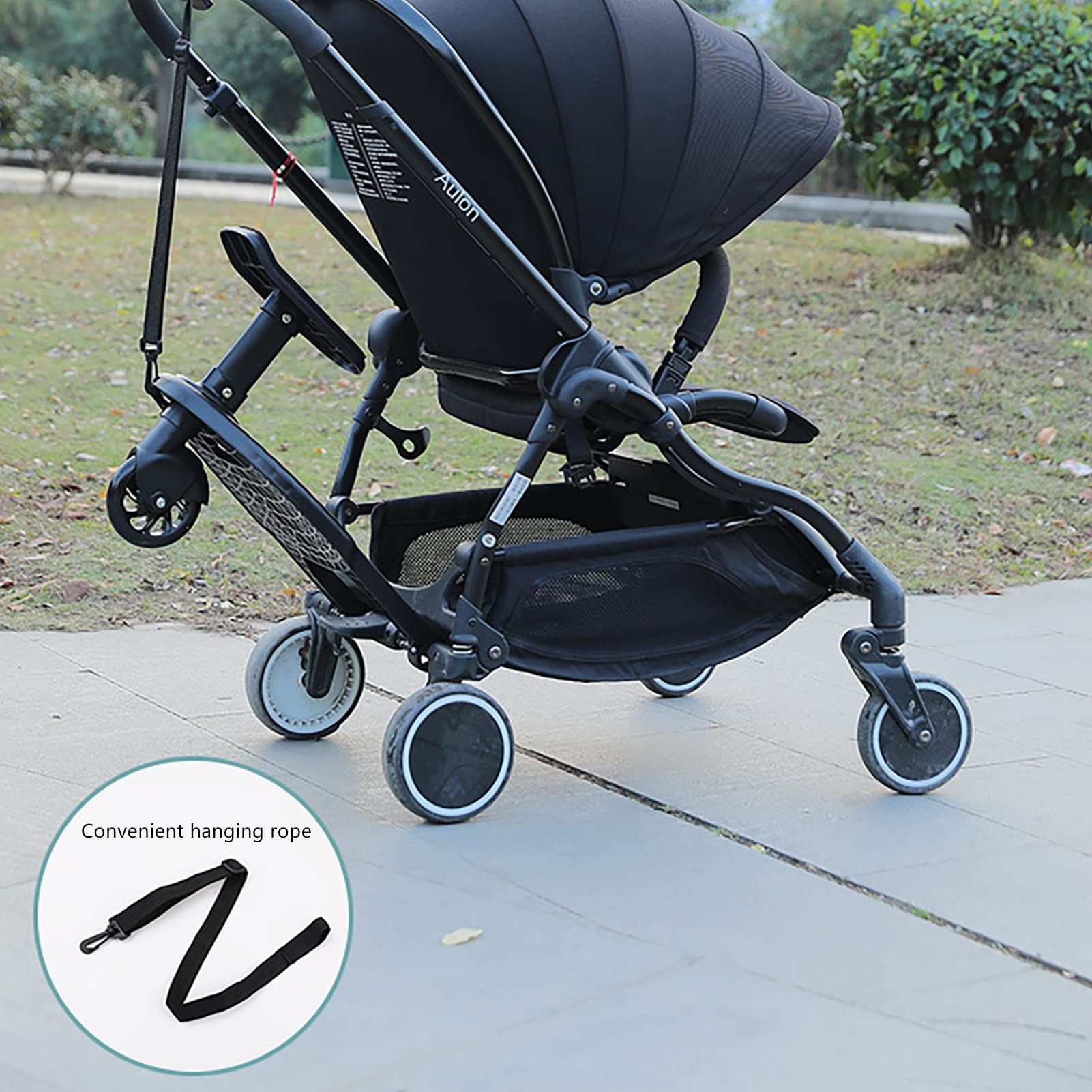 Adjustable Stroller Board with Detachable Seat