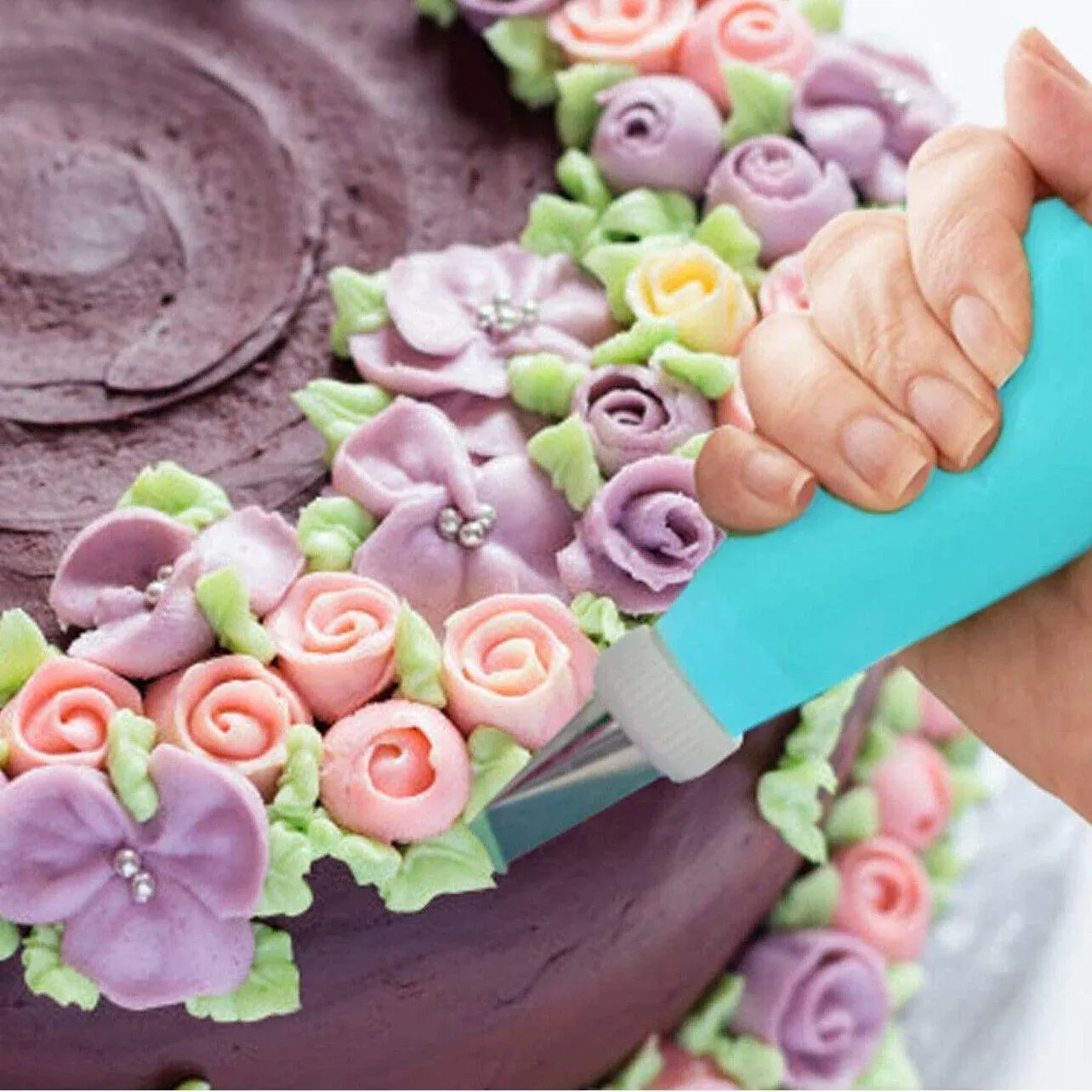 2/4PCS Reusable Silicone Pastry Bag DIY Icing Bags Cream Cake Decorating - 2 PCS(20 inch *2) โ image 4