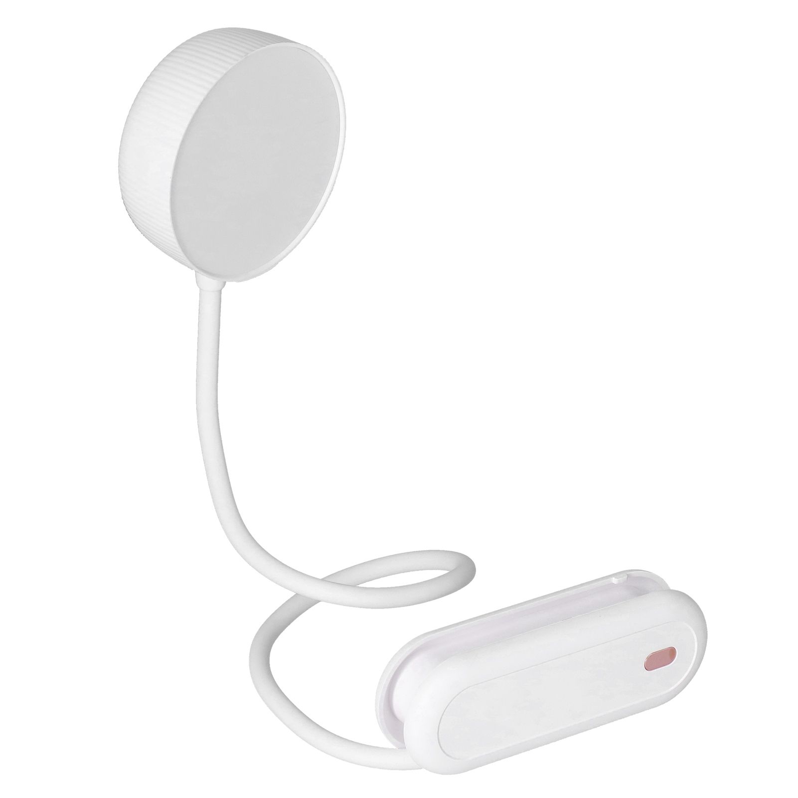 LED Desk Lamp with Gooseneck Night Light 3 Color Stepless Dimming Foldable Eye Protection Lamp USB ChargingWhite β image 3