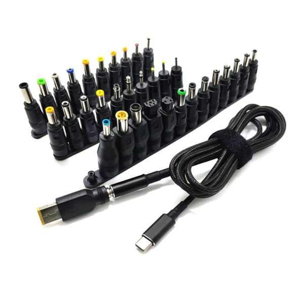 TypeC PD Charging Cable Cord Usb-C DC Power Converter to 34 Plugs Male for Laptop Charger Power — image 5