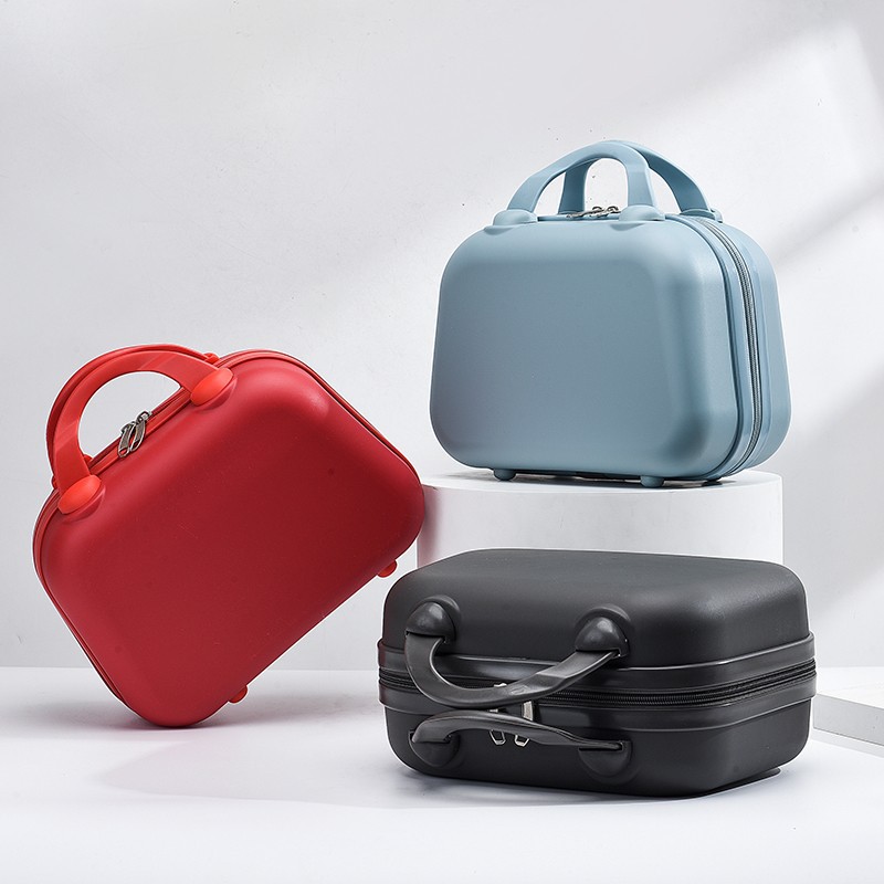 Red Handheld Makeup Organizer - Compact and Portable Cosmetic Storage Case with Multiple Color Options โ image 3