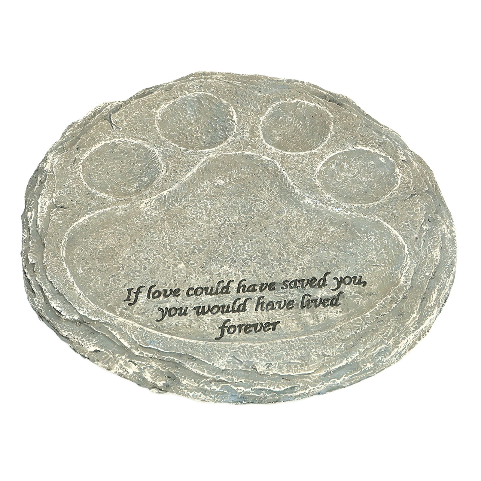 Pet Memorial Stone Resin Garden Memorial Tombstone Dog Cat Gravestone for Lawn BackyardType C Moss Color — image 4