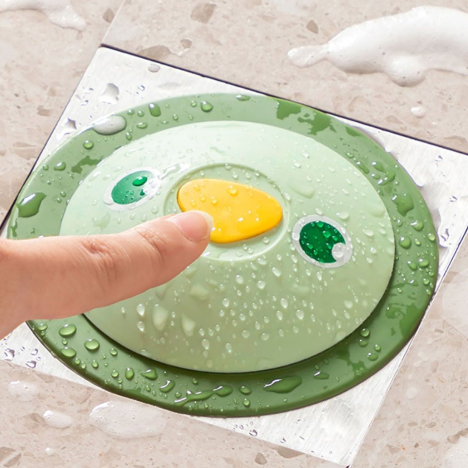 2pcs,Silicone bathtub Drain Stopper, Shower Drain Hair Catchertub Stopper, Bath Tub Drain Strainers, Suit for Bathroom Bathtub & Kitchen — image 3