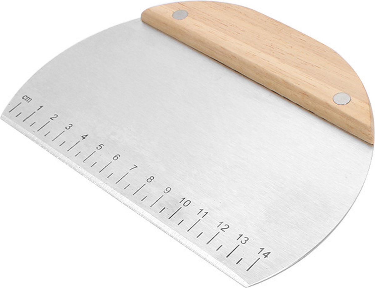 Dough Scraper - 2 Pieces - Dough Scraper - Dough Cutter - Cake Scraper - Semi-Round Dough Cutter - Fondant Scraper - Pizza Knife - Cake Scraper - Pie Scraper — image 2