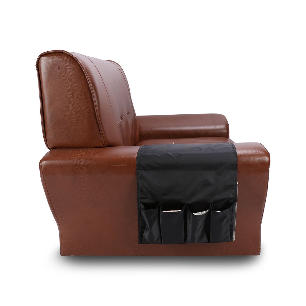 Multi functional Couch Storage Pocket Sofa Armchair Remote Control Holder Organizer (Black) — image 2