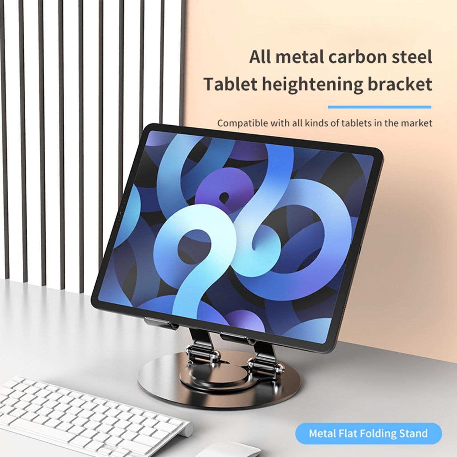 Tablet Stand, Adjustable Thick Phone Case Stand Compatible with All Mobile Phone Traveling Swivel Tablet Holder Lifting โ image 4