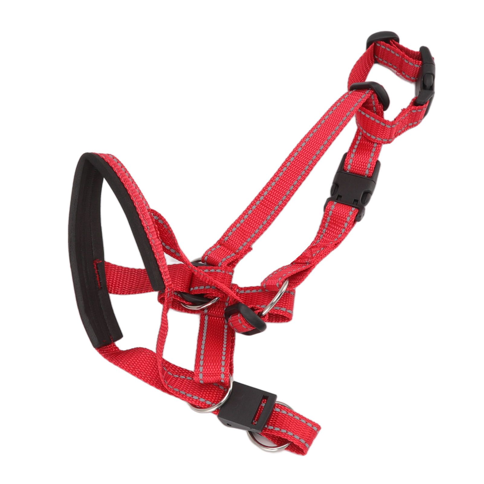 Dog Head Collar Breathable Dog Head Harness Dog Mouth Cover with Adjustable Strap for Outdoor Red XL — image 6
