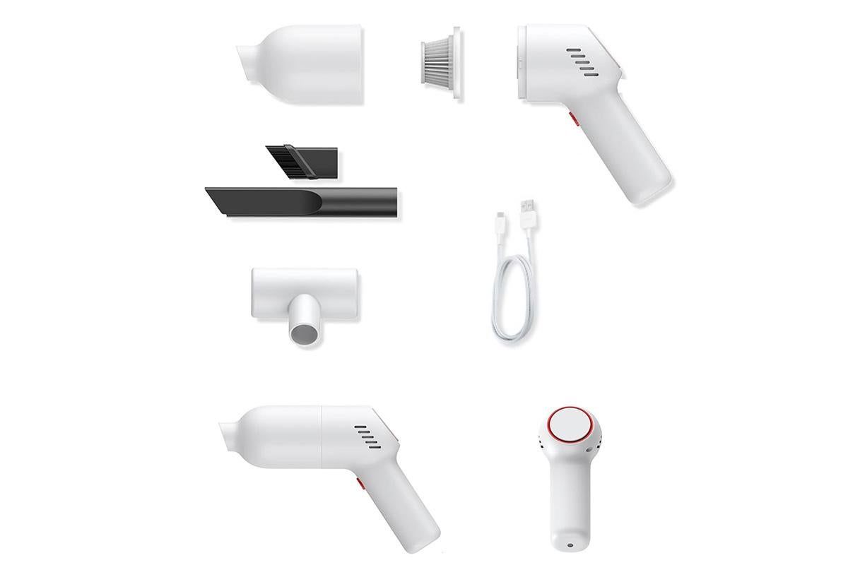Handheld Car Vacuum Cleaner 9000Pa Rechargeable Portable Cordless Duster - White — image 6