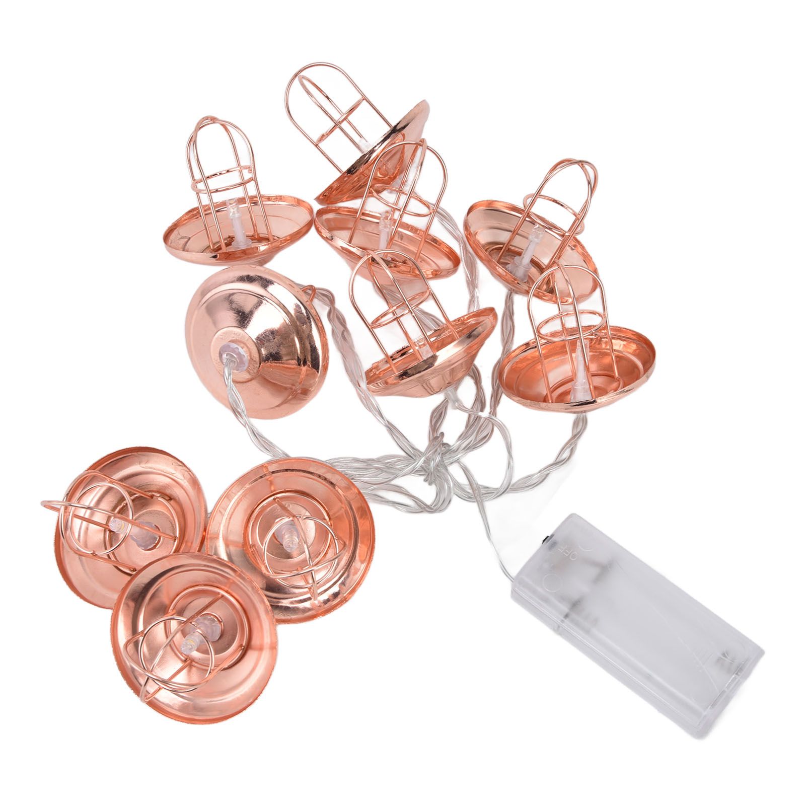 LED String Light Energy Saving Battery Operated LED Hollow String Lamp for Outdoor Picnic Camping — image 2