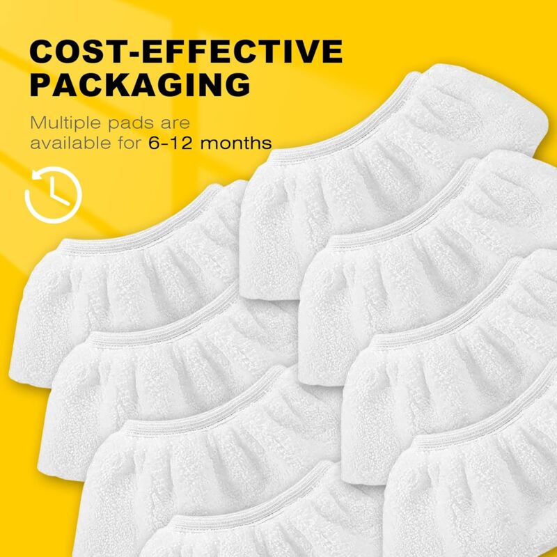 8 pcs Microfiber Cloths For Kärcher, Hand Nozzle Cloths Accessory For Steam Cleaners Sc 1, 2, 3, 4, 5 — image 4