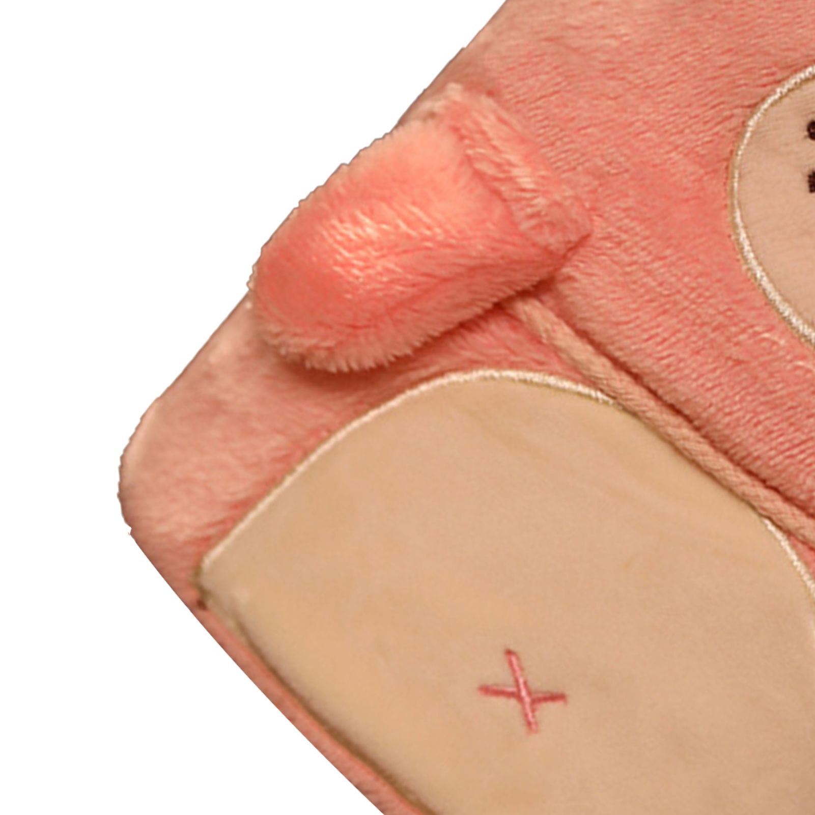 Flannel Blanket Cute Animal Shape Soft Skin Friendly Portable Nap Blanket for Sofa Bed Office Dormitory Pink Bear 80 × 100cm / 31.5 × 39.4in — image 5