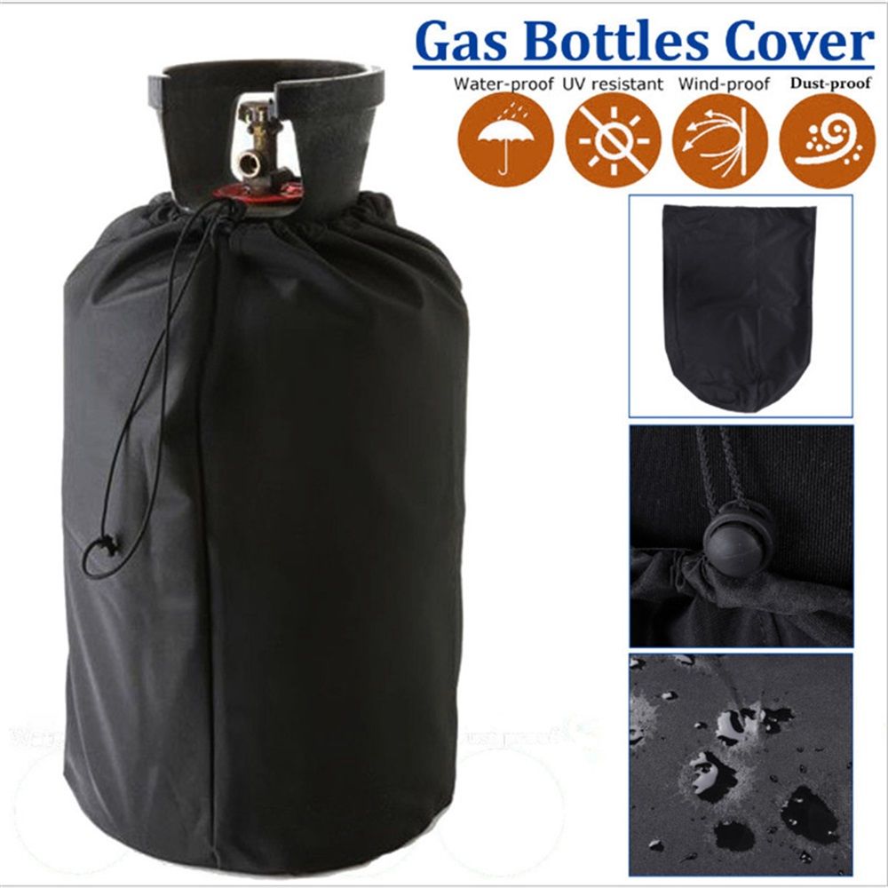 Propane Tank Cover for Cylinders - for Outdoor and Indoor Use, with Waterproof Coating Protective Propane Tank Cover Sun Protect (black,oniy bag) โ image 3