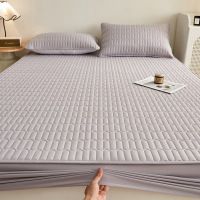 Washed Cotton Quilted Fitted Sheet Diamond 150x190cm โ image 3