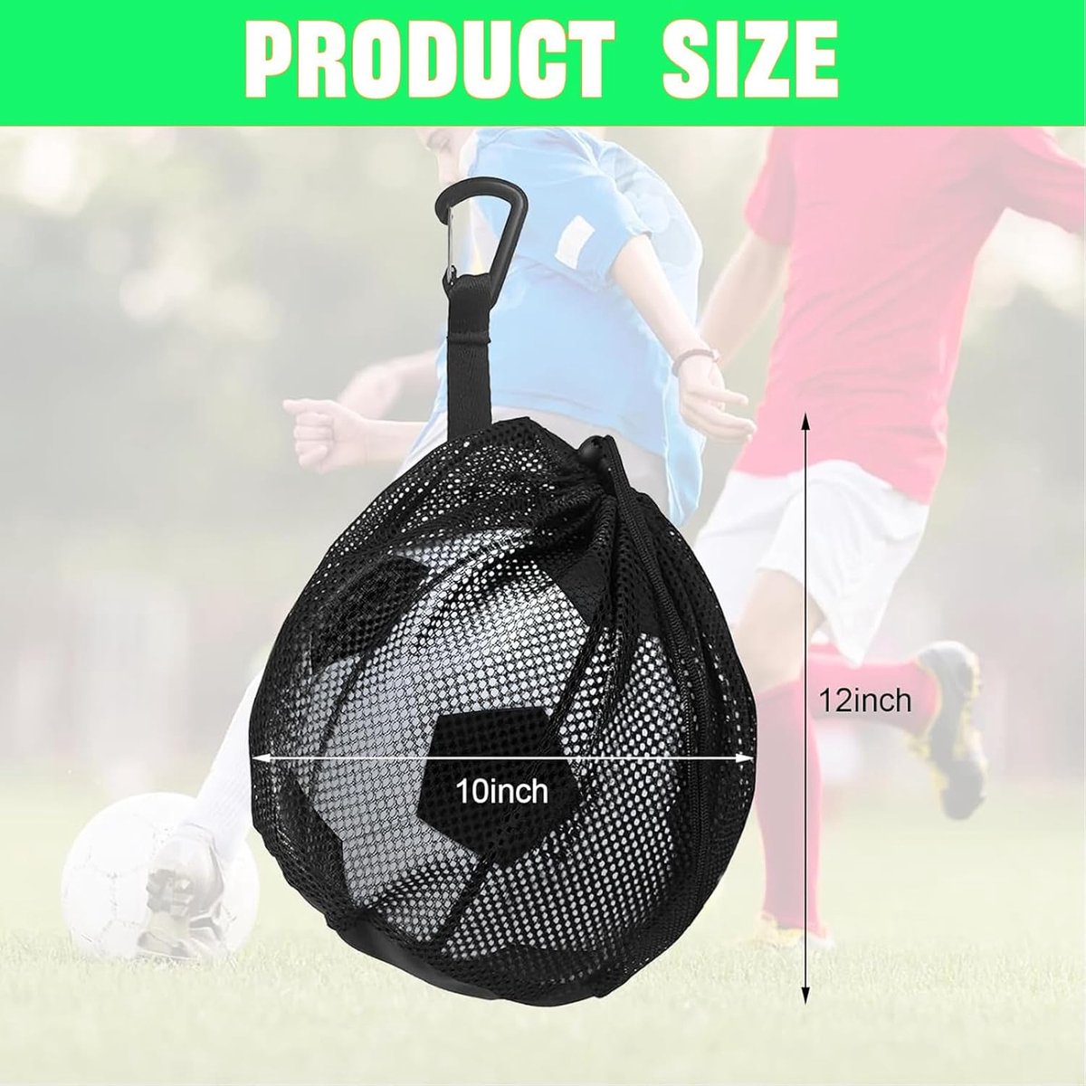 16L - Ball Net Bag - Basketball Mesh Bags - Ball Bags - portable net backpacks - basketball backpacks - soccer bags - sports bag - portable bag for basketball — image 2