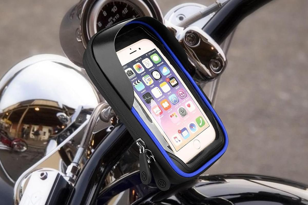 Bike Frame Bag Waterproof Bike Phone Mount Holder Bikes Accessories Gifts - Blue — image 4