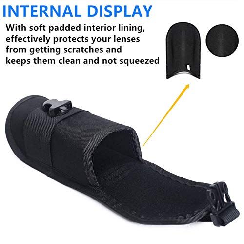 Glasses Pouch Outdoor Durable Tactical Pouch Sunglasses Case Army Style Flashlight Pouch with Buckle — image 4