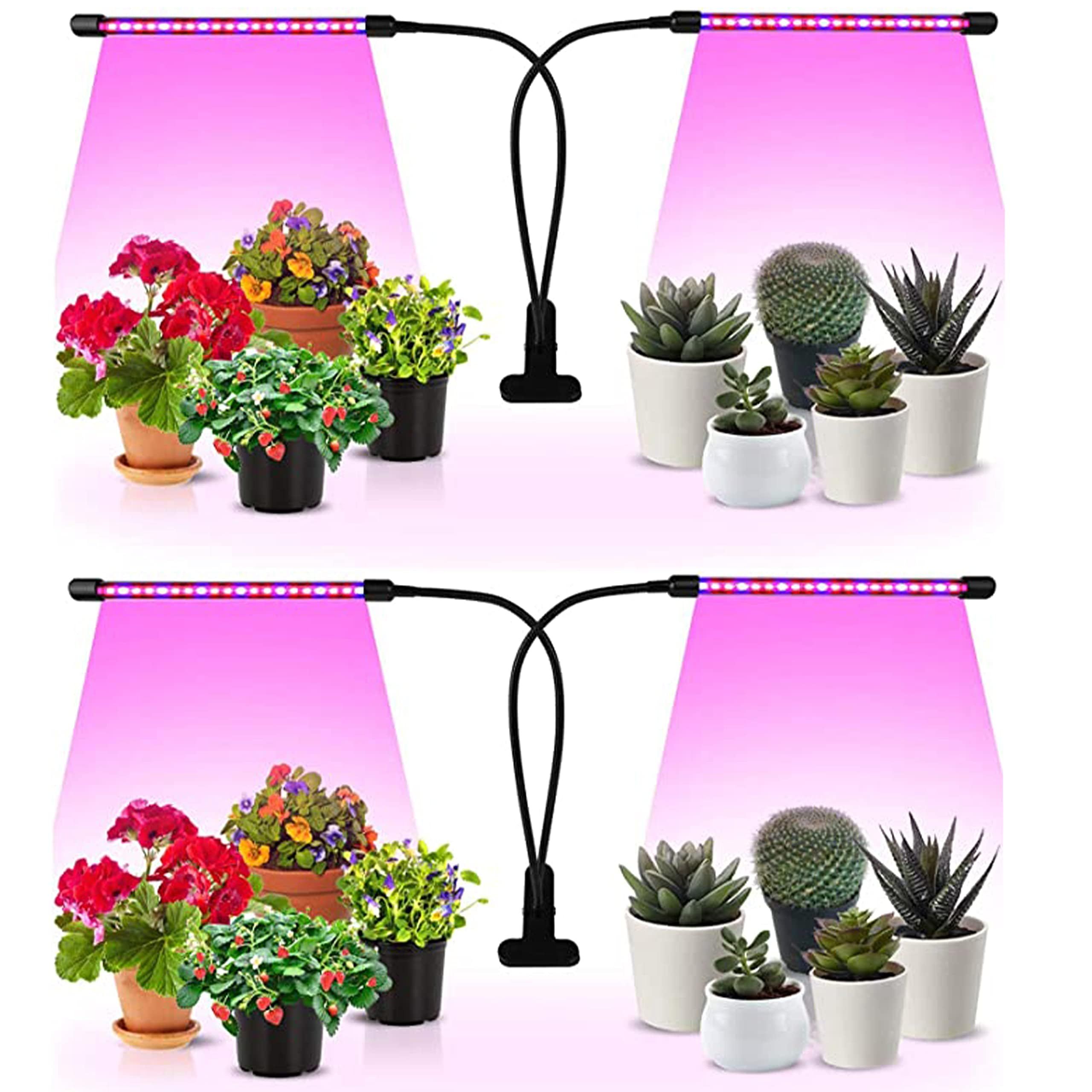 LED plant growth light, plant light clip, timed full spectrum sunlight, succulent flower herb seedling supplement light — image 4