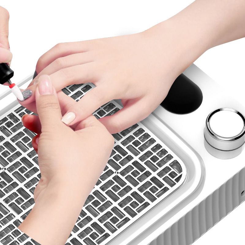 Nail Dust Collector - Professional Powerful Suction Dust Collector Nail Tech LED Display, Adjustable Speed Reusable Filter, Strainer Panel for Acrylic Nail — image 2