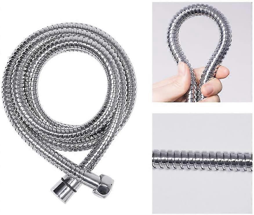 200cm Stainless Steel Shower Hose, Metal Universal Replacement Shower Hose โ image 4