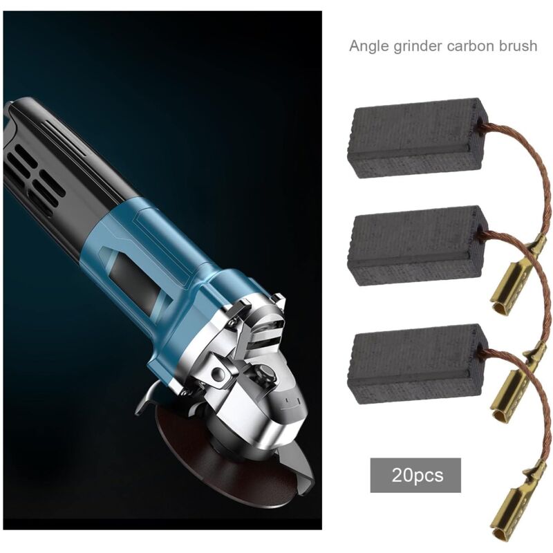 20pcs Carbon Brushes for Angle Grinder Compatible with Bosch Replacement Repair Power Tool Spare Part 15x8x5mm โ image 3