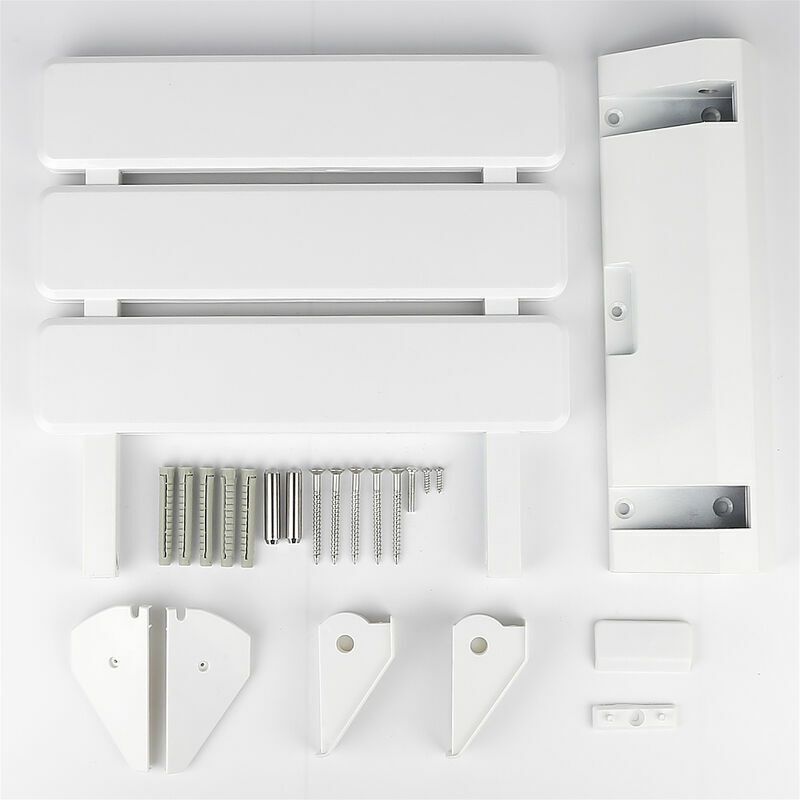 Folding Shower Seat in Aluminum and ABS, 330 x 320 x 70 mm β image 3