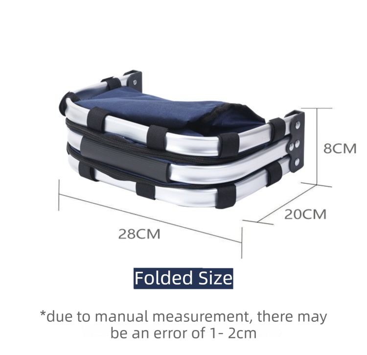 Red Foldable Insulated Picnic Basket With Zipper Lid & Handle - Modern Minimalist Large Capacity Thermal Shopping Basket for Grocery, Camping, and โ image 5