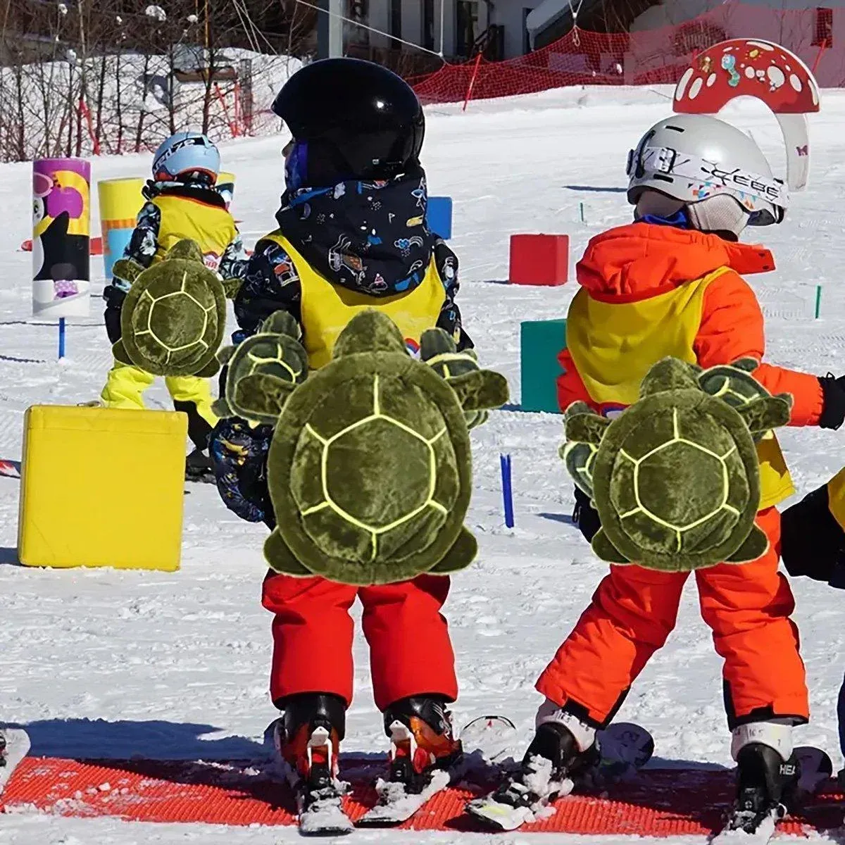 Ski Protection Plush Hip Pad Cartoon Turtle Skateboard Mat Snowboarding Gear - M โ image 5