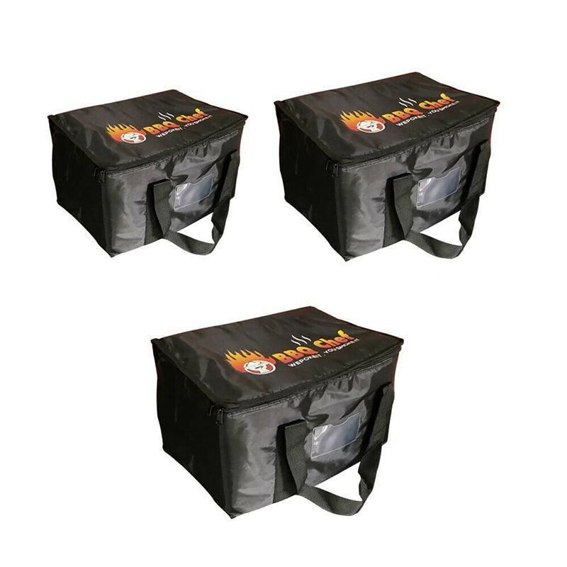 Insulated Food Delivery Bag Thermal Pizza Takeaway Cooler Storage 16L 28L 50L - 16L-28x19x20cm — image 3