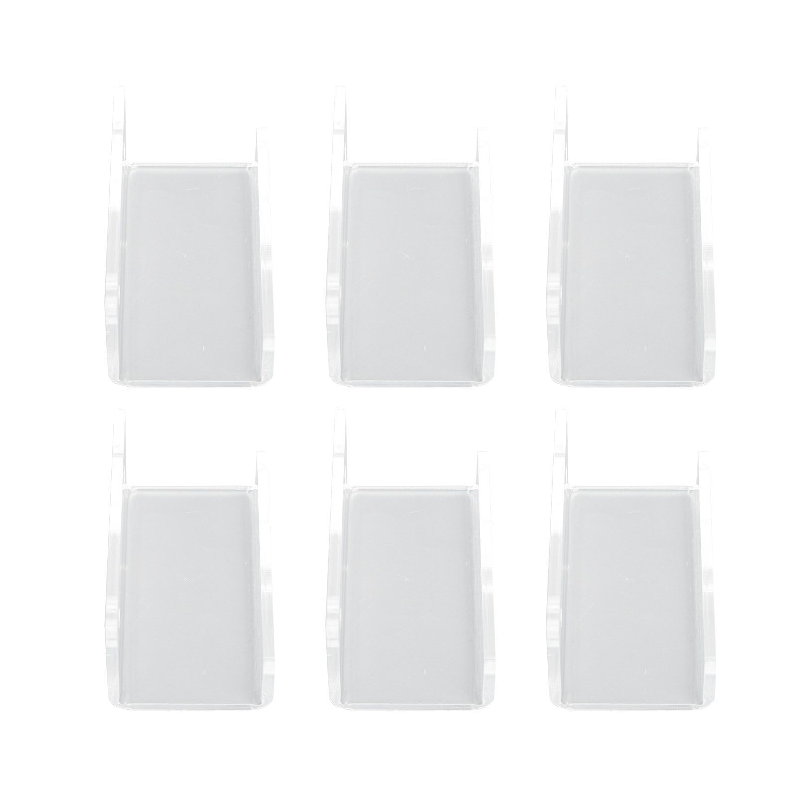 6Pcs Wall Mount Vinyl Record Shelf Clear Acrylic Record CD Storage Rack Floating Wall Shelves for Bathroom Bedroom Living Room Kitchen โ image 6
