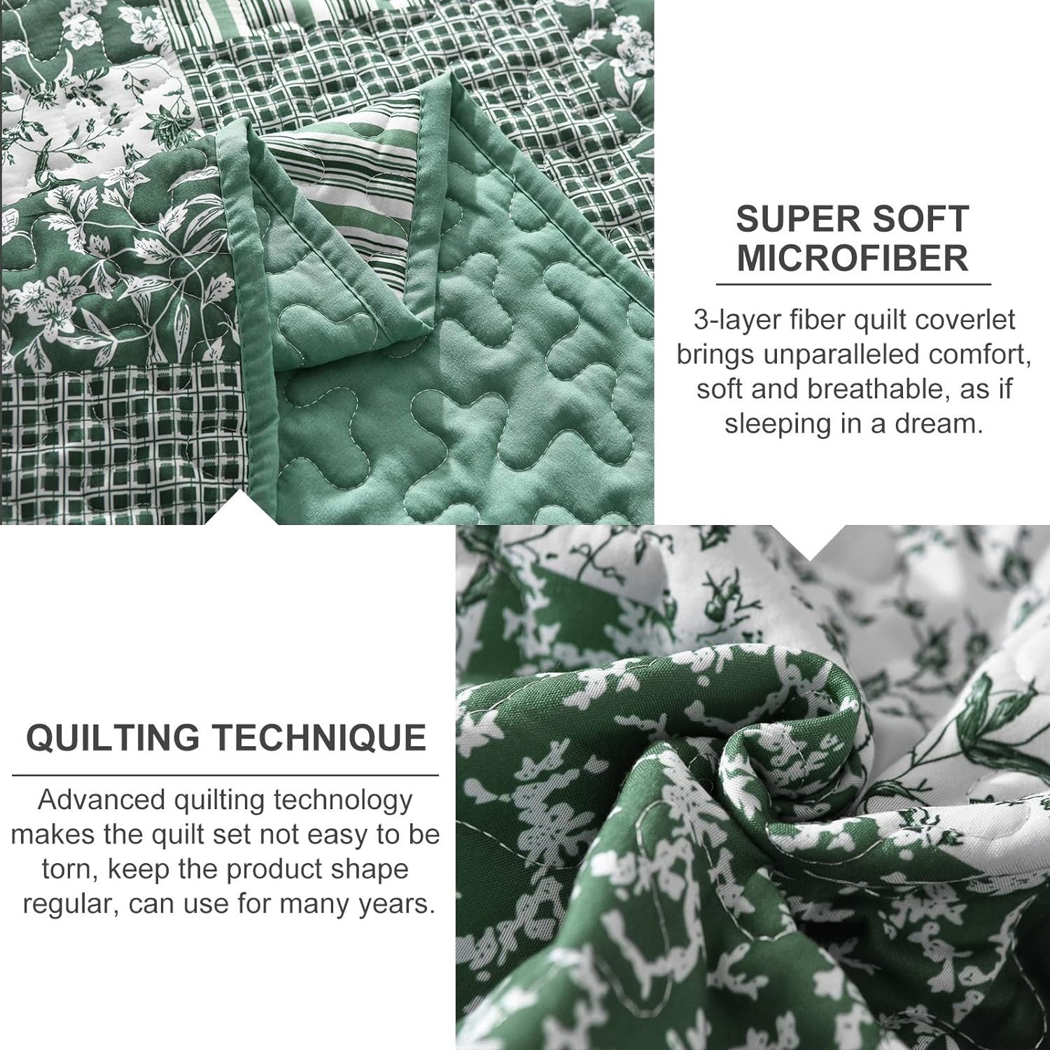 Delightful Quilted bedspread and pillowcovers set: Indulge in Comfort - Queen size โ image 4