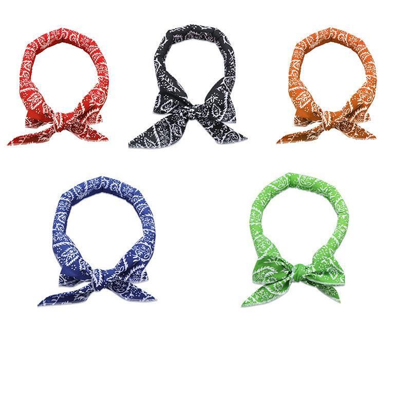 Bandana Headband Cooler Scarf Neck Ice Scarf Wrap Deluxe Outdoor Sport Cooling - Red — image 3