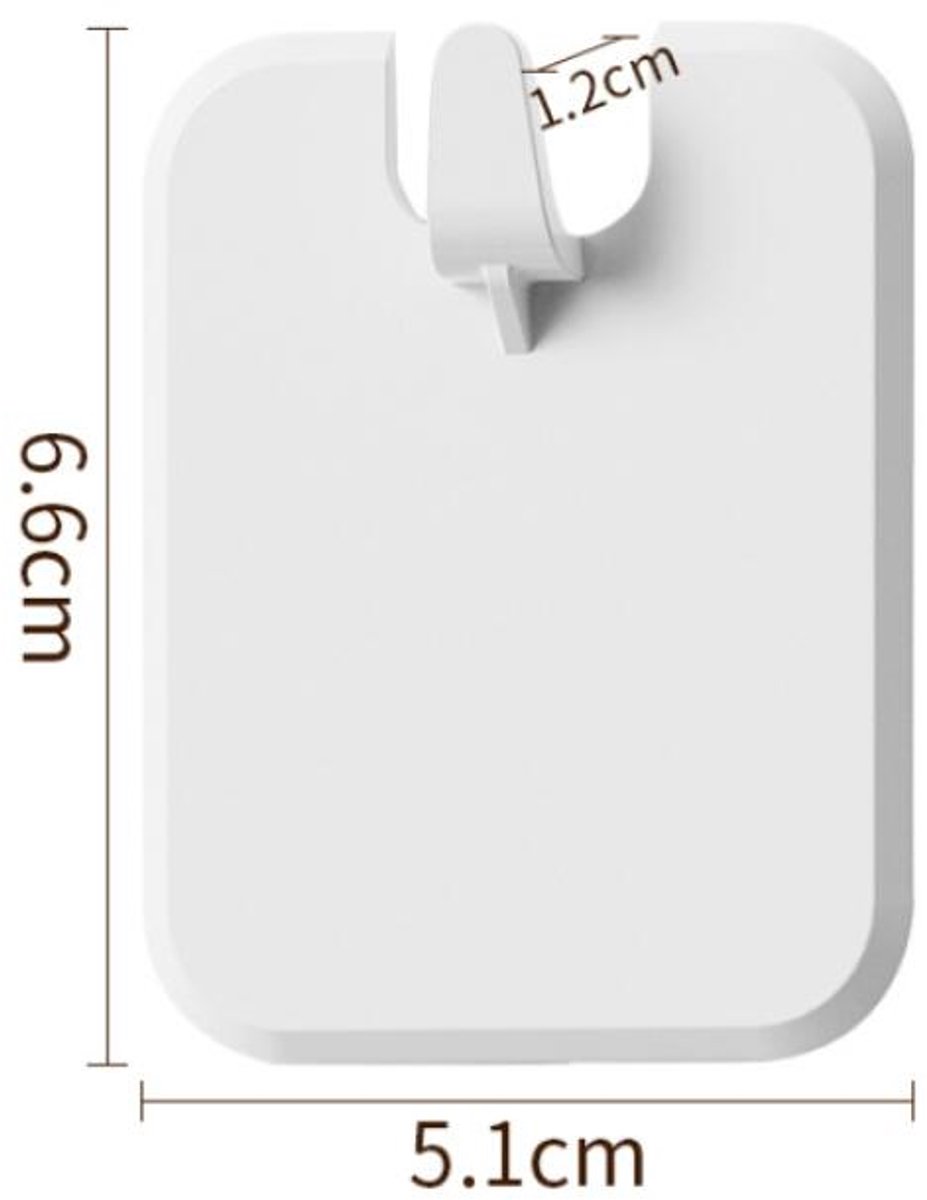 Picture Frame Hangers - 10 Pieces - Hanging Hook - ABS - Self-Adhesive Hooks - Wall Hooks - Towel Hook - Home Accessories - No Drilling Required - Suitable for โ image 5