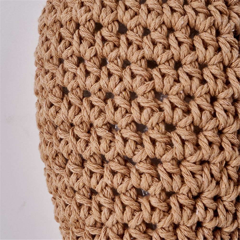 3 Pack Large Crochet Wasp Nest Decoys, Wasps Hornets, Hornets Nest Decoy Decoration for Patio and Eaves, Caramel color — image 4