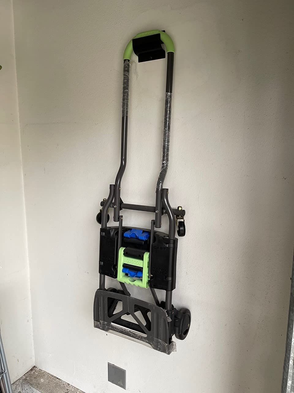 5-in Steel Wall Mount Ladder and Wheelbarrow Hanger,Easy and effortless installation with no assembly required Matte Black — image 5