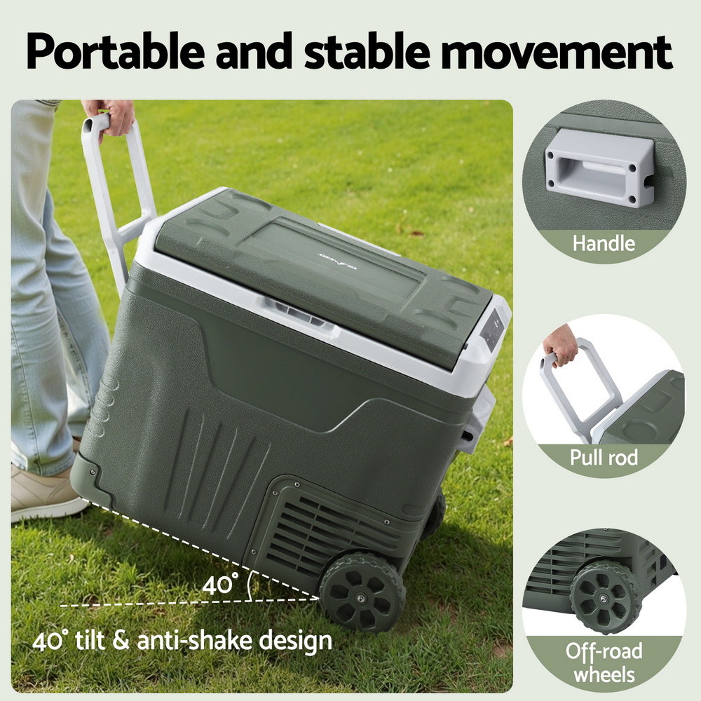 Glacio Portable Fridge 50L Camping Bar Fridges Freezer 12V/24V/240V โ image 6