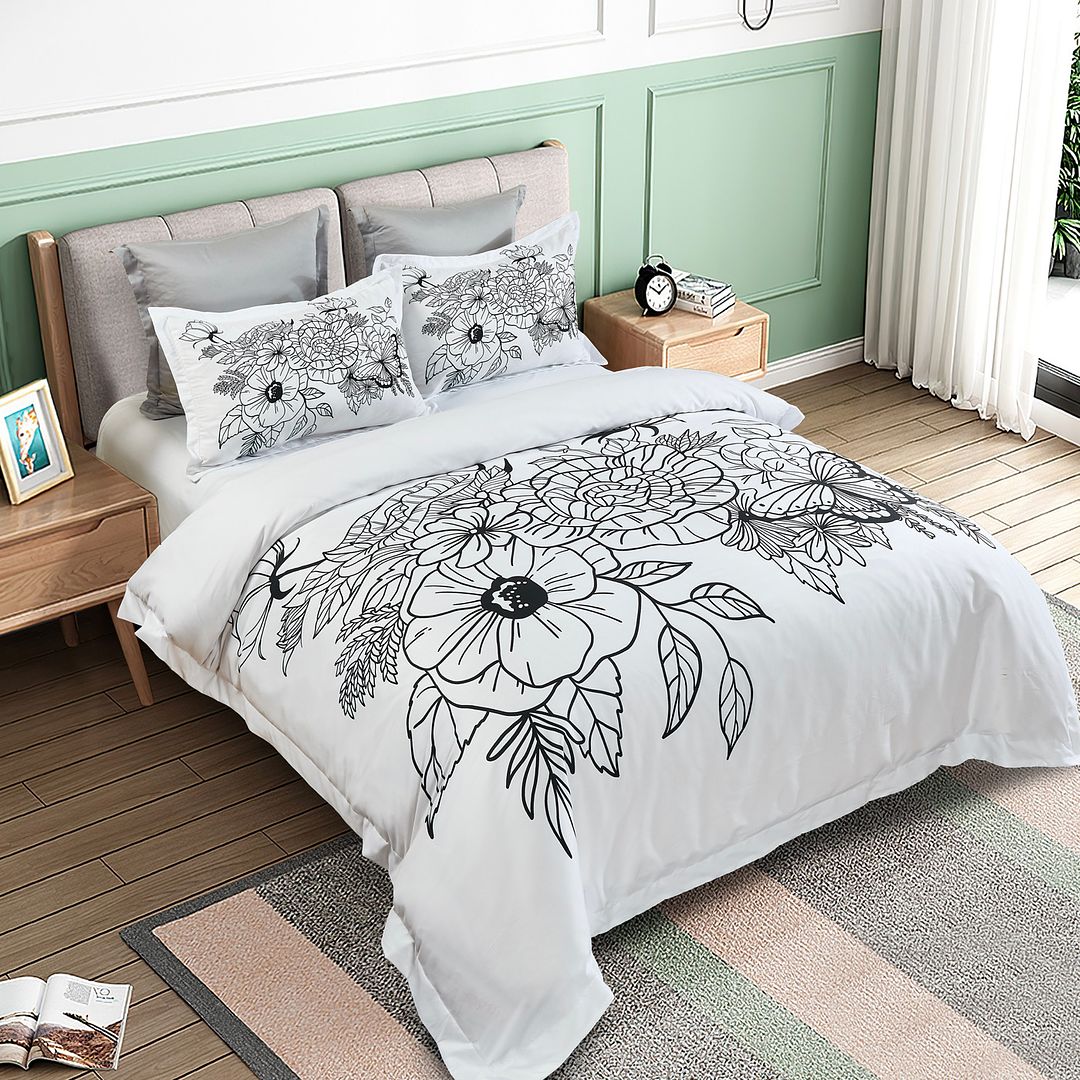 Viene Floral Quilt Cover Set - King Size — image 2